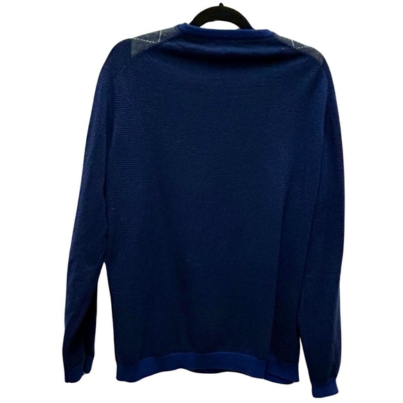 Johnstons of Elgin 100% Cashmere Argyle Sweater | Made in Scotland - Picture 4 of 4